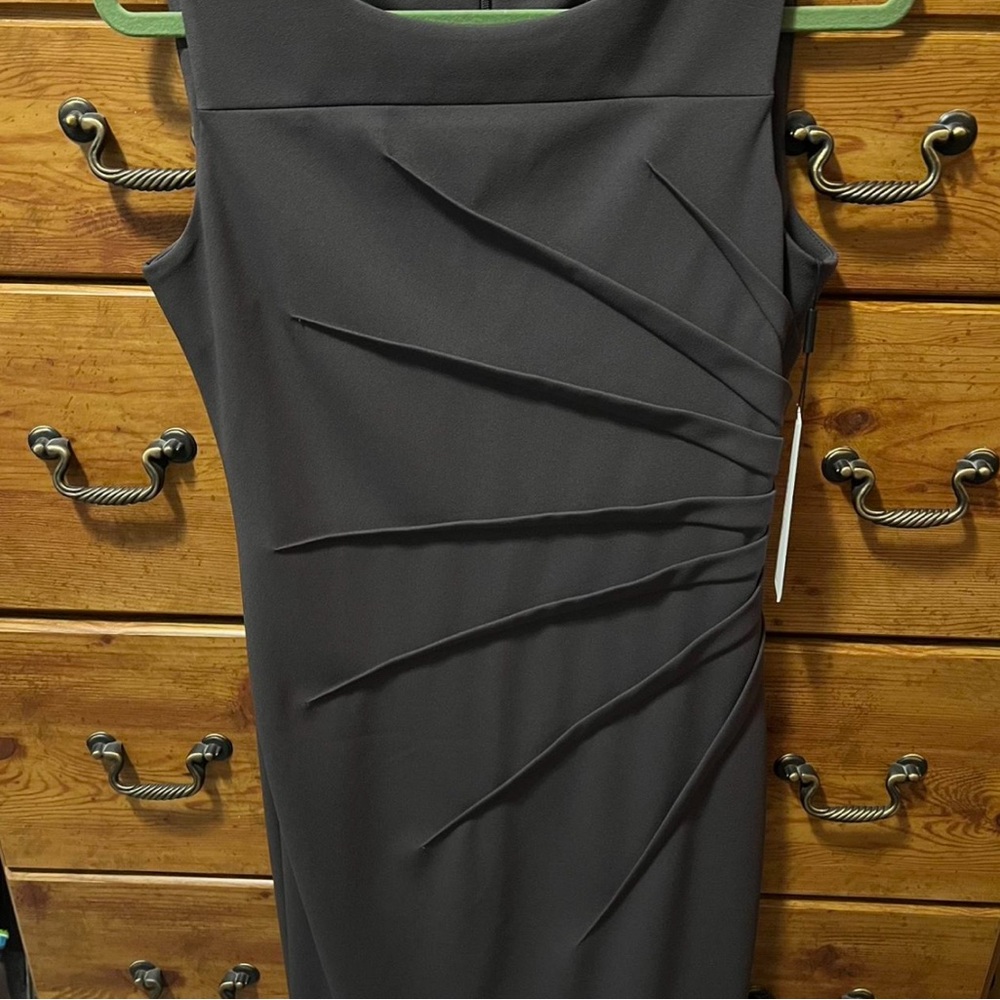 Calvin Klein Charcoal Midi Dress